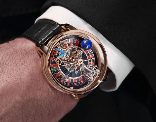 Buggati Jacob & Cobe Matrix Luxury Astronomi Automatic Watch